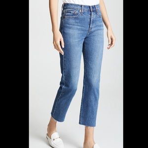 Levi’s Wedgie Fit straight ankle jeans